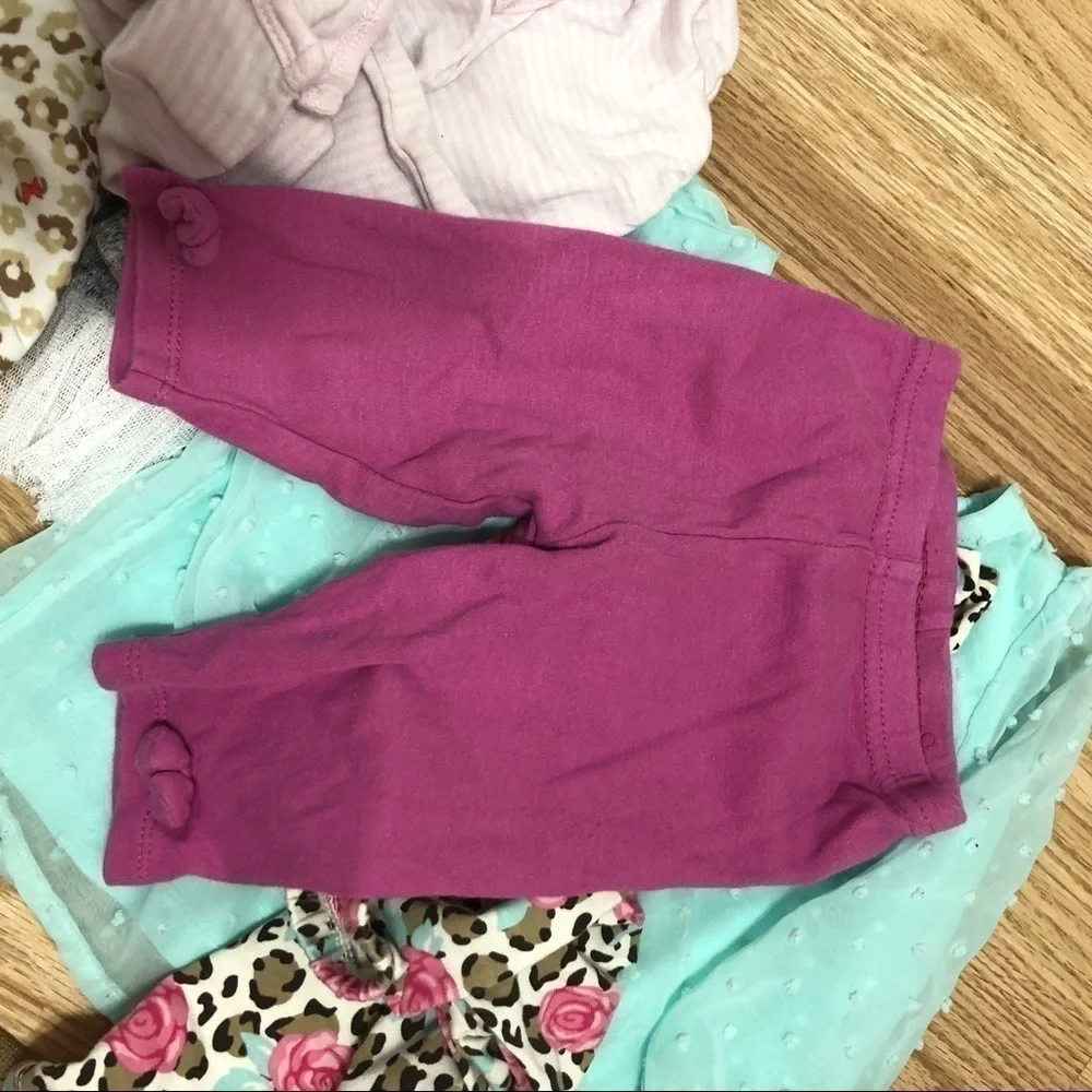 6-9 Month Outfit Bundle Minnie Mouse Cheetah Kids